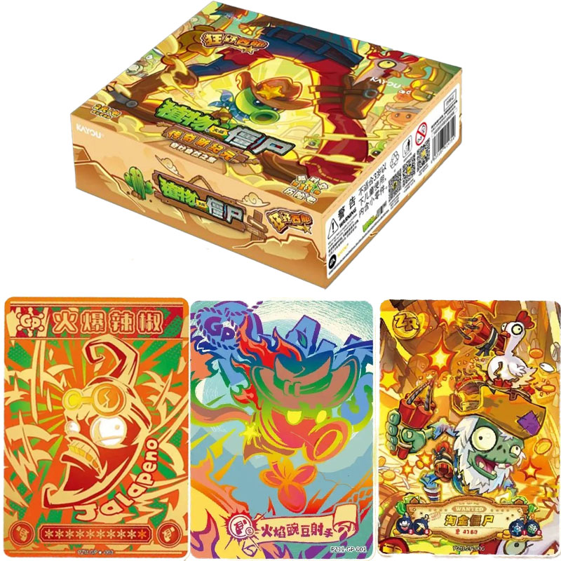 Board Game Zombies - Orijinal KAYOU Plants Vs. Zombies Kartı