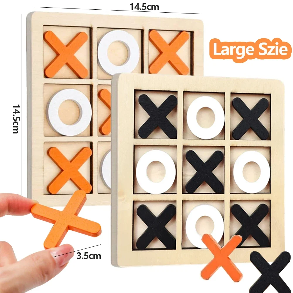 Board Game Ideas - Ahşap XO Tic Tac Toe Oyunu