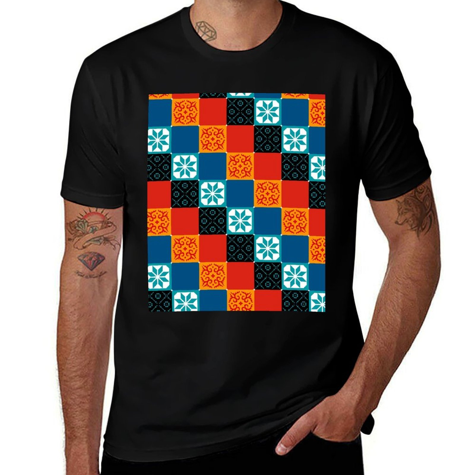 Board Game Azul - Azul Board Games Tiles Tişört Büyük