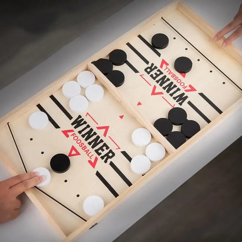 Board Game Jenga - Masa hokeyi Paced Sling Puck kurulu