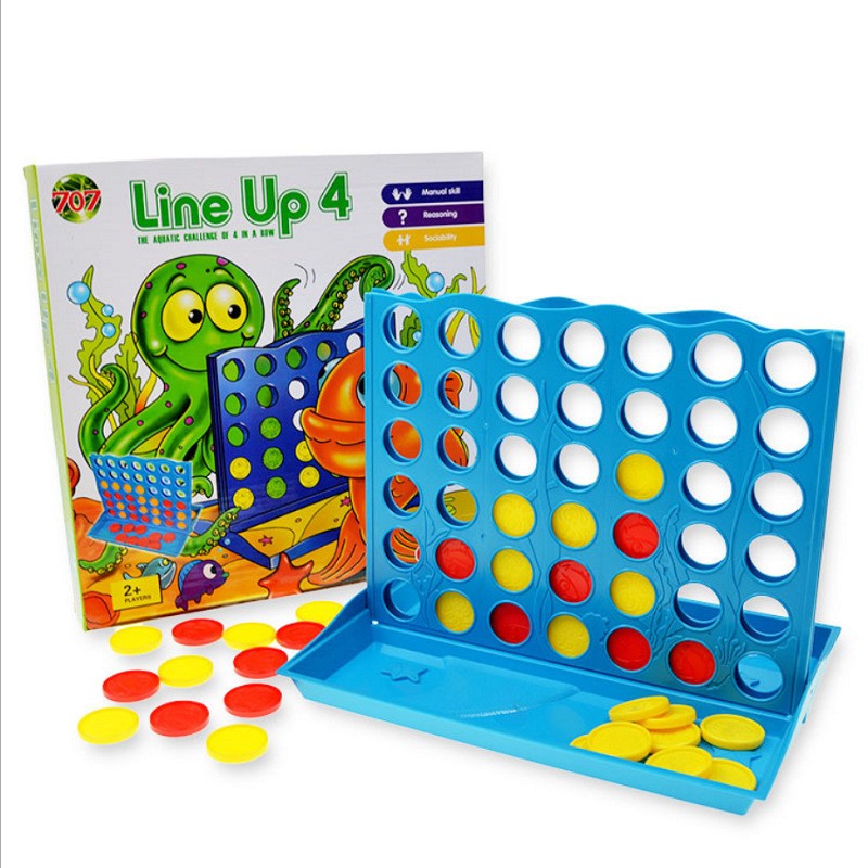 Board Game Fun - Çocuklar için 3D Dörtlü Sıralı Masa