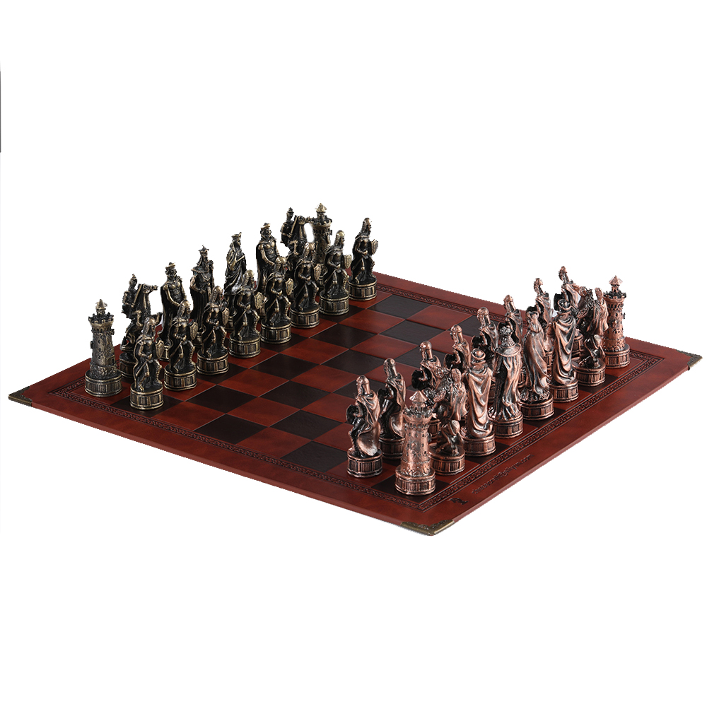 Yearbook Board Game Theme - Metal tema satranç 32 adet IntelligencLuxury