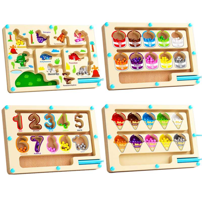 Board Game Qwirkle - Manyetik Renk ve Sayı Labirent Montessori