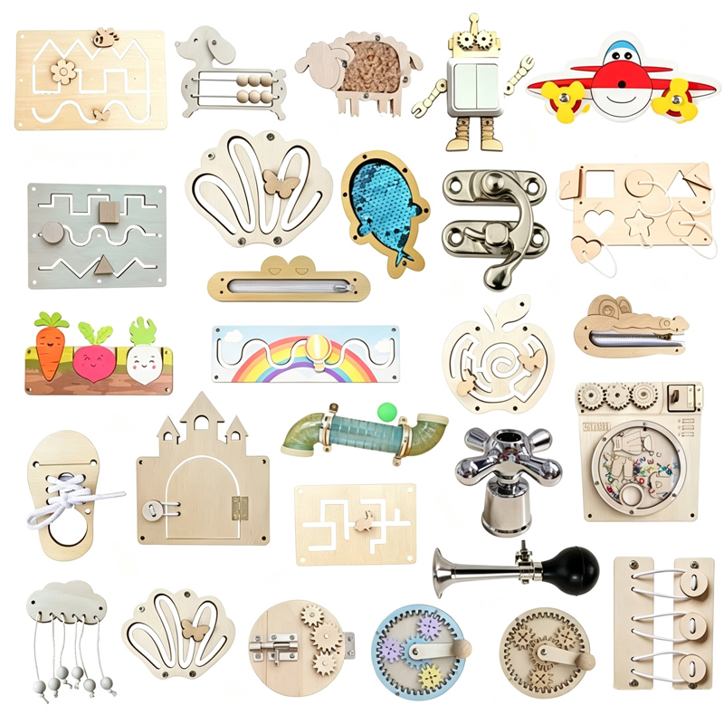 Board Game Ideas - Çocuklar meşgul kurulu DIY aksesuarları bebek