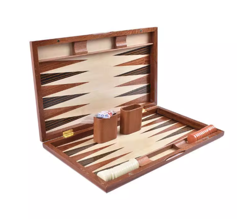 Chess Set Wooden - Ahşap Tavla Seti Eğitici Masa Üstü