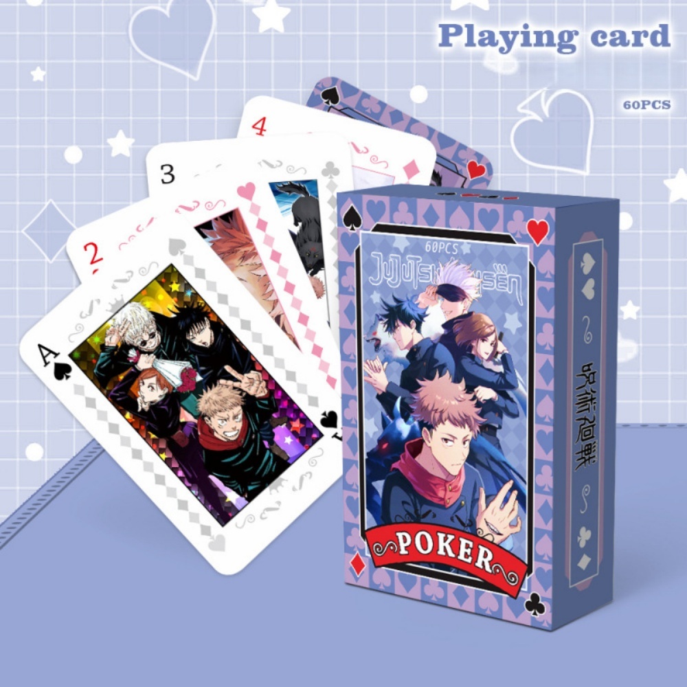 Board Game Naruto - Anime Poker Oyuncak Jujutsu Kaisen Masa