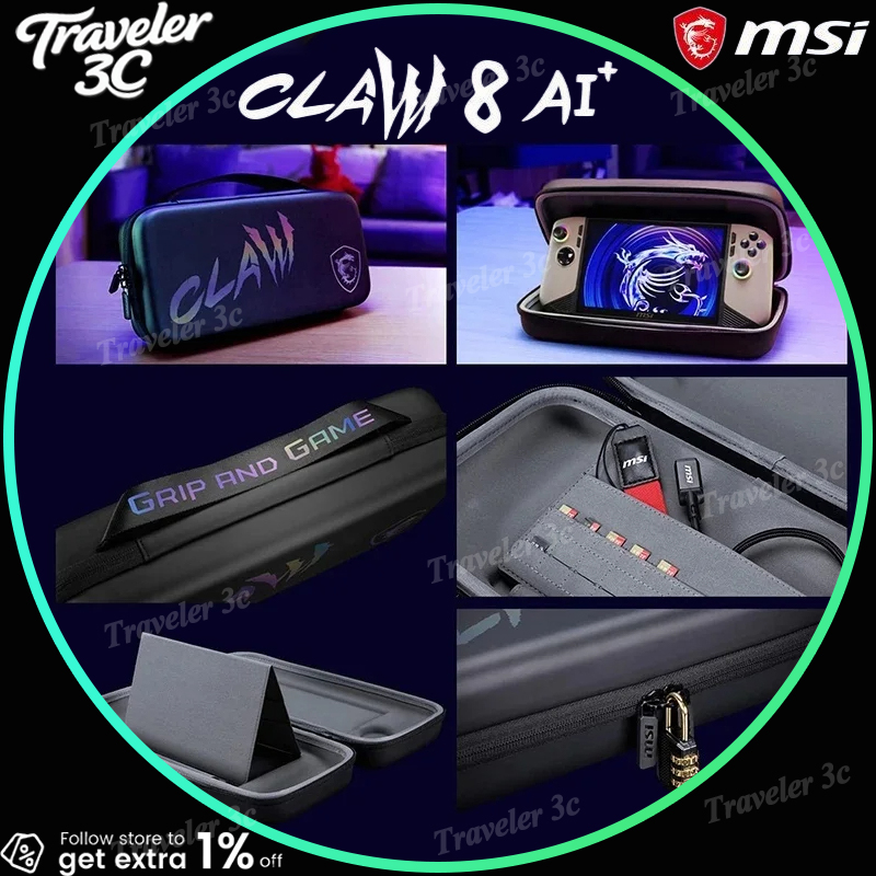 Board Game Journal - MSI Claw 8 Taşınabilir Saklama Çantası