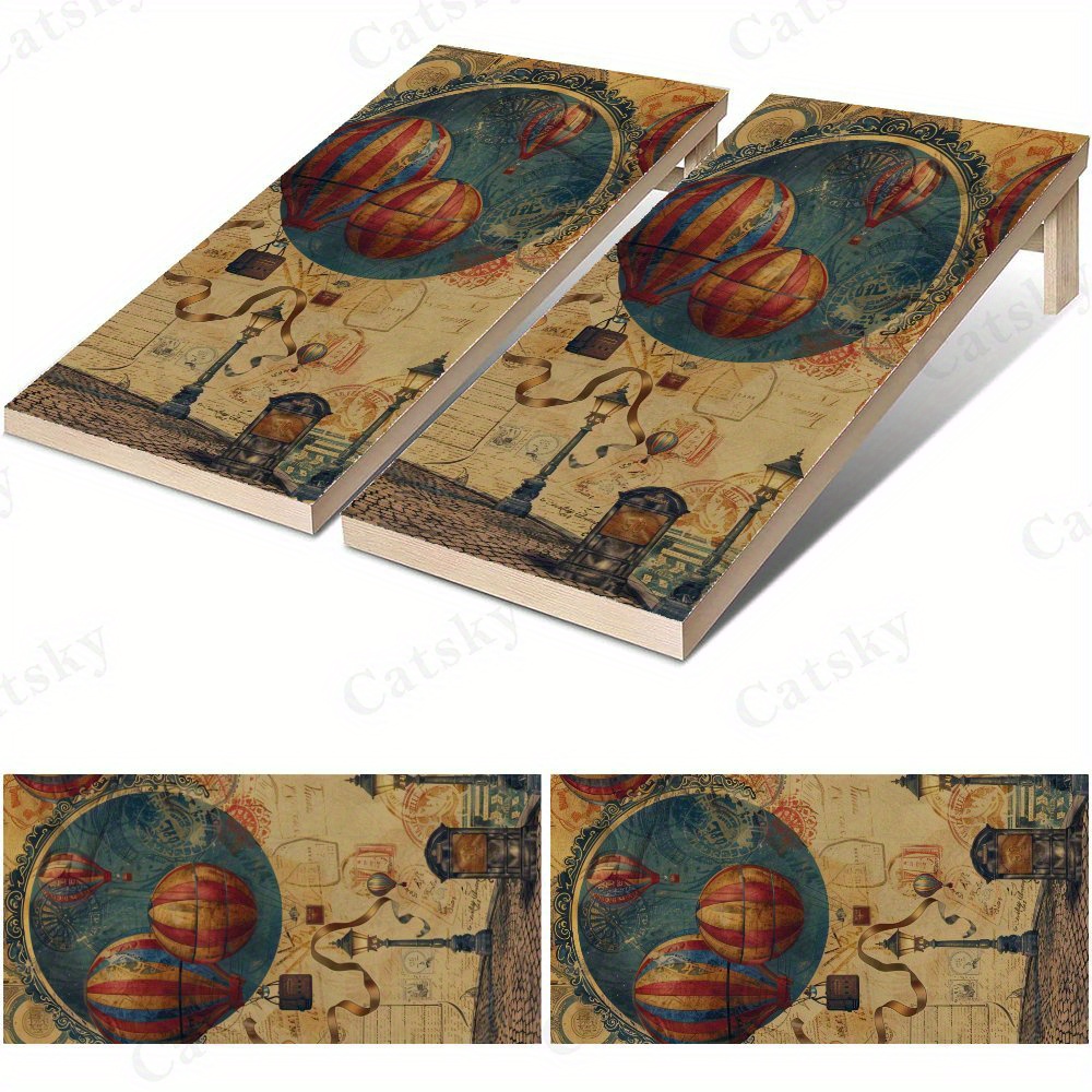 Board Game Film - Steampunk Tarzı Sıcak Hava Balonu Su