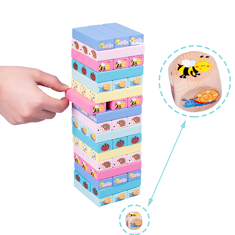 Numarası Hayvan Ahşap Bloklar  - Board Game Jenga incelemesi ve fiyatı