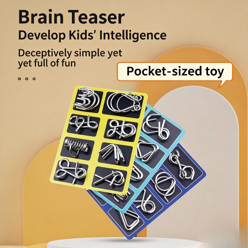 8 Parçalı Metal Bulmaca Seti K - Board Game Ideas incelemesi ve fiyatı