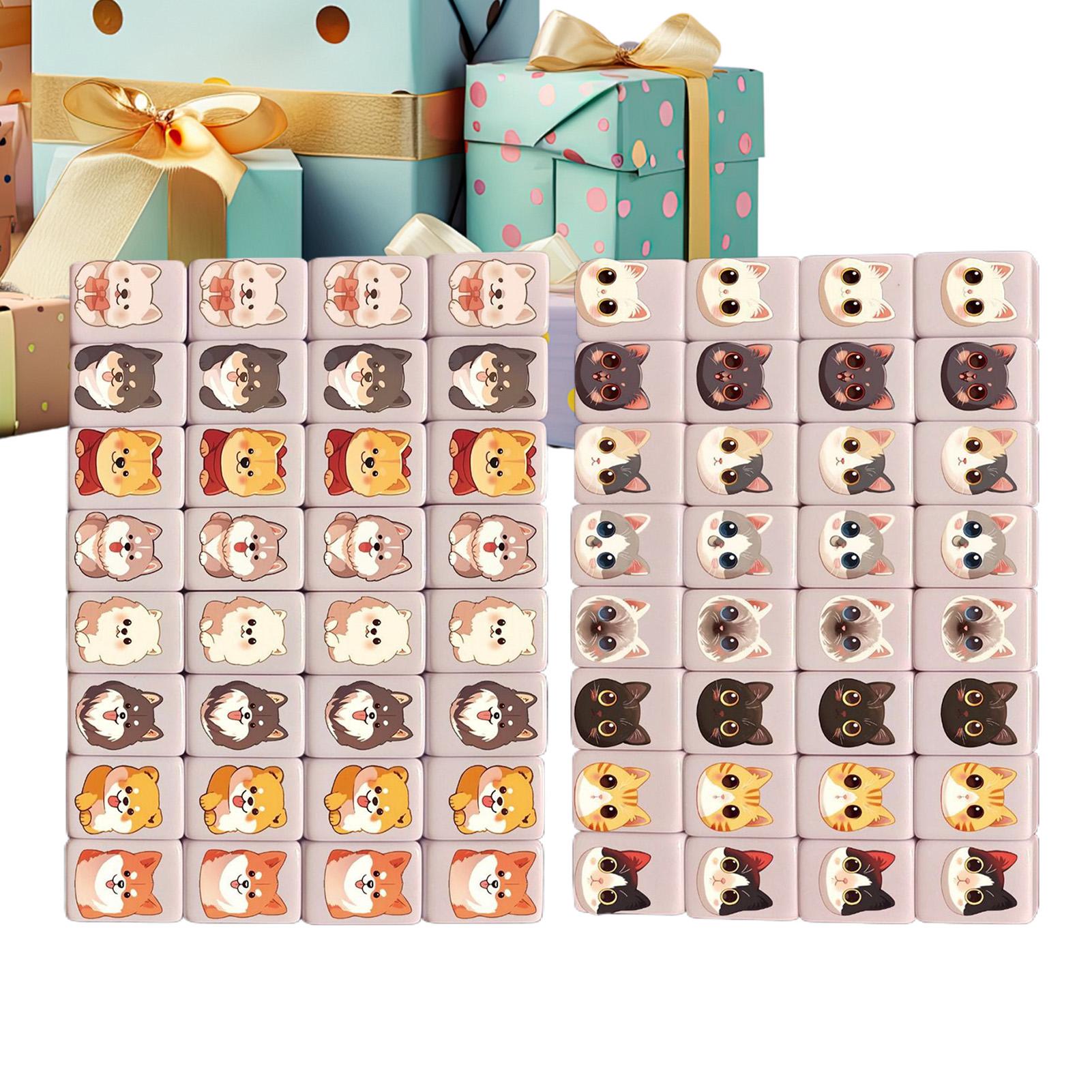 65 adet mini Mahjong tahta oyu - Board Game Mahjong incelemesi ve fiyatı