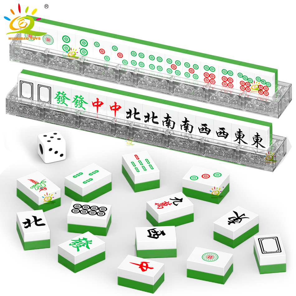HUIQIBAO 292 adet MOC Mahjong  - Board Game Mahjong incelemesi ve fiyatı
