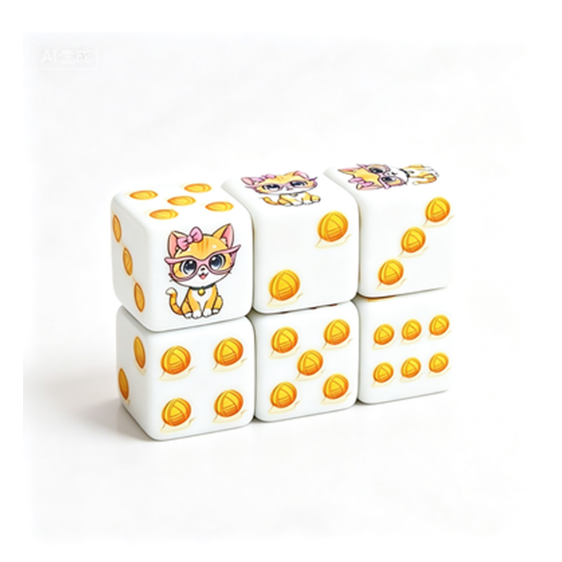 6 adet kedi pençe baskı çokyüz - Board Game Print incelemesi ve fiyatı
