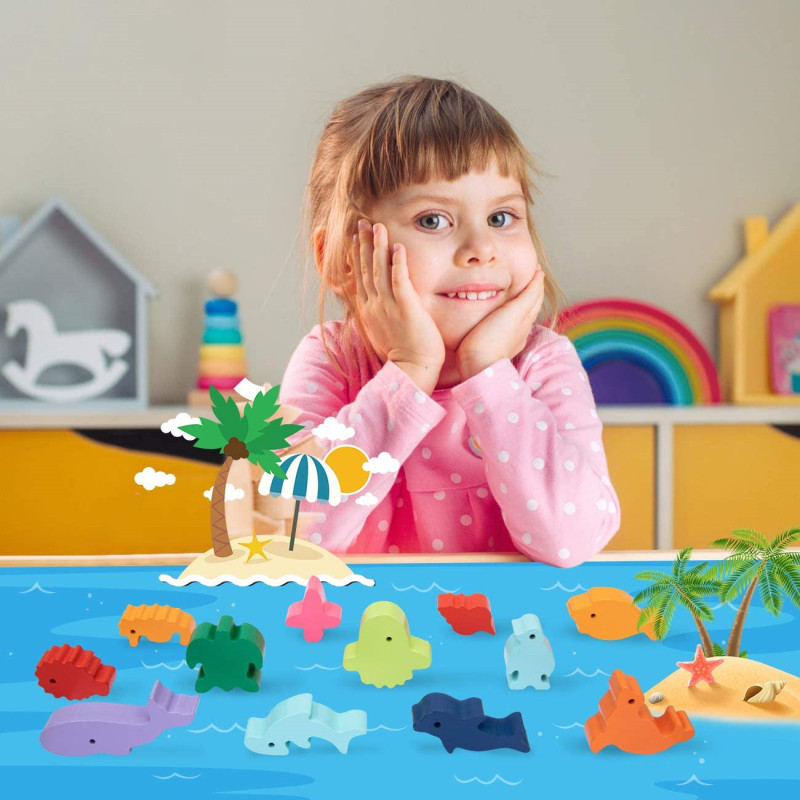 Yeni çocuk Montessori ahşap ha - Board Game Ideas incelemesi ve fiyatı