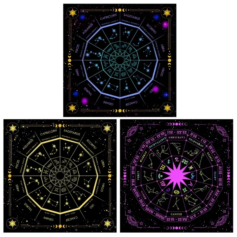 50/60/75cm kare pazen Tarot su - Board Game Film incelemesi ve fiyatı
