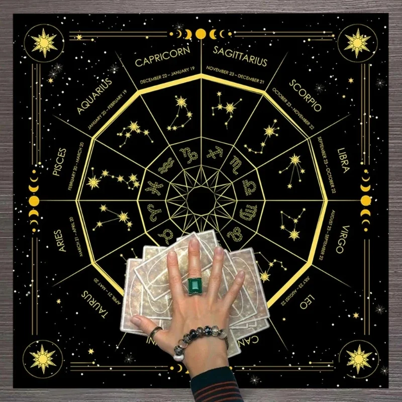 50/60/75cm kare pazen Tarot su - Board Game Film incelemesi ve fiyatı