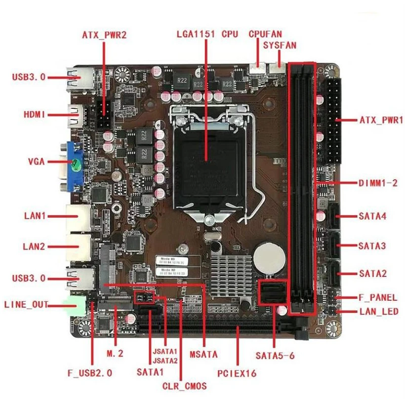 B365 Mini-ITX Anakart LGA 1151 - Board Game Journal incelemesi ve fiyatı