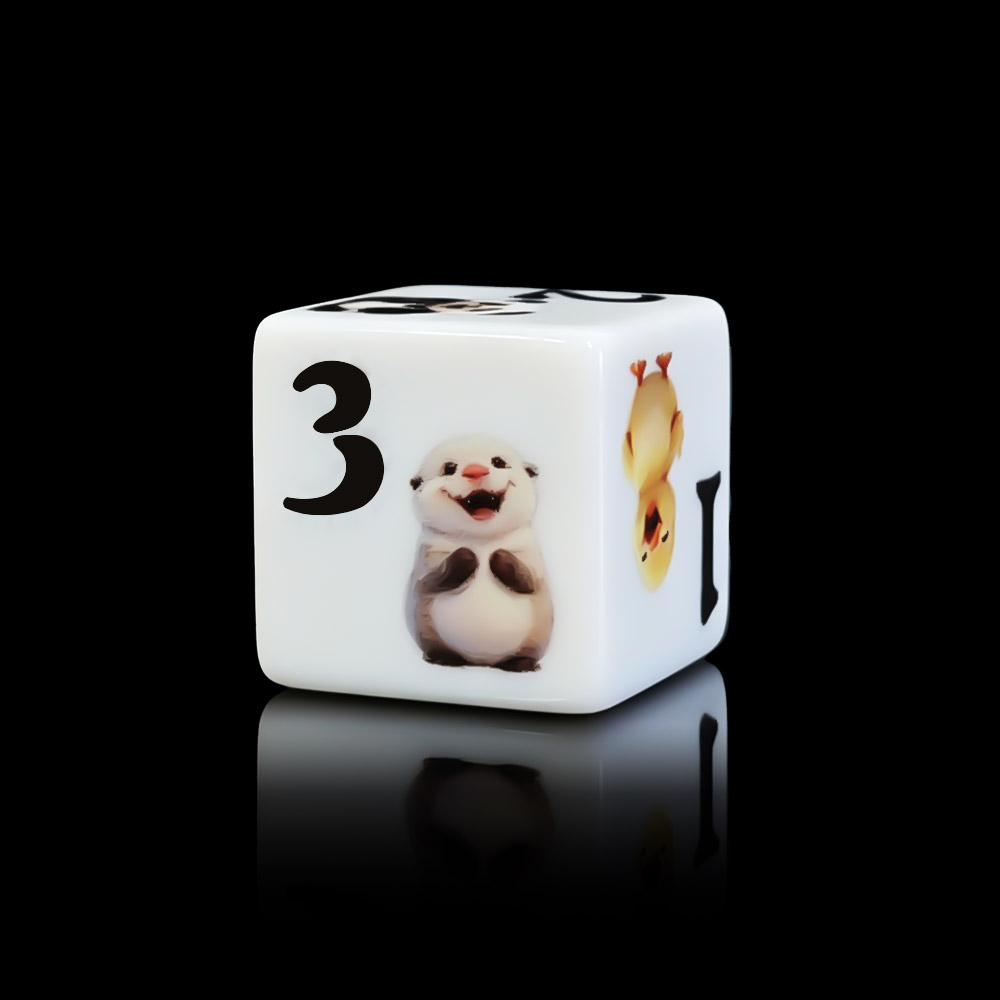 12 Adet 16MM D6 Akrilik Baskıl - Board Game Print incelemesi ve fiyatı