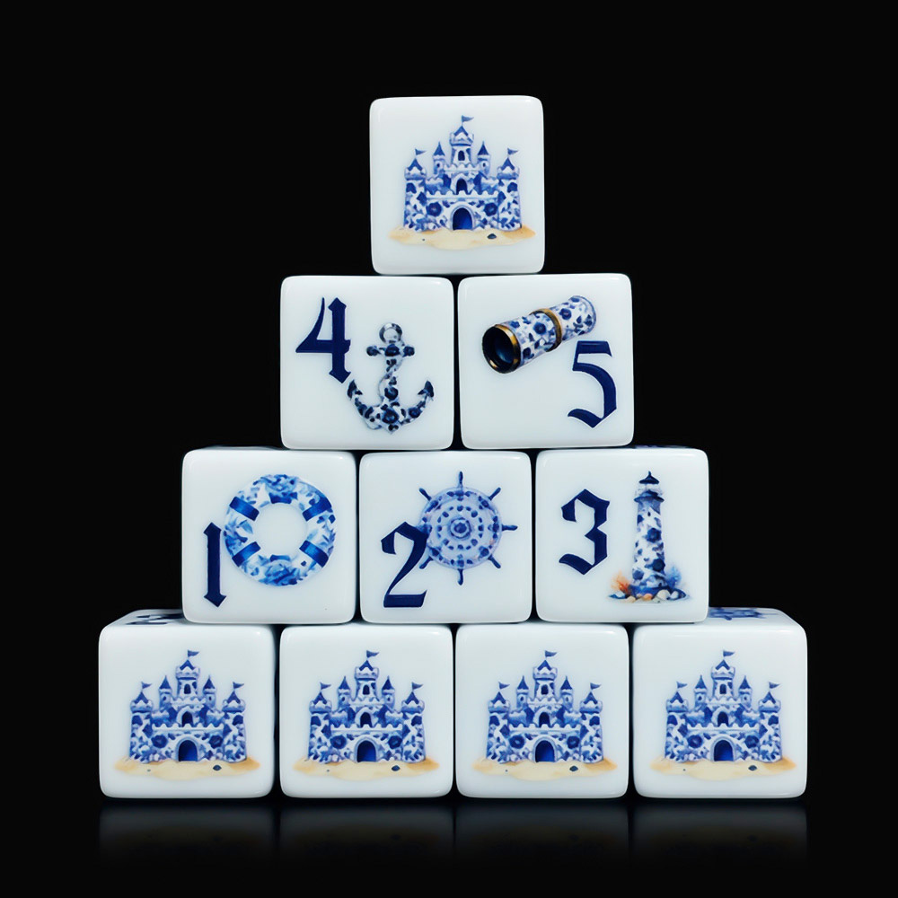 12 adet mavi denizcilik 16MM b - Board Game Print incelemesi ve fiyatı
