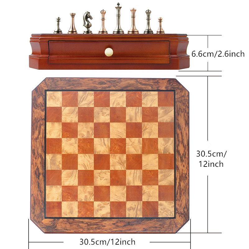Üst düzey satranç tahtası 30,5 - Chess Set Wooden incelemesi ve fiyatı